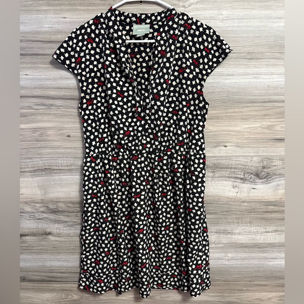 Anthropologie Maeve Odilia cap sleeve dress